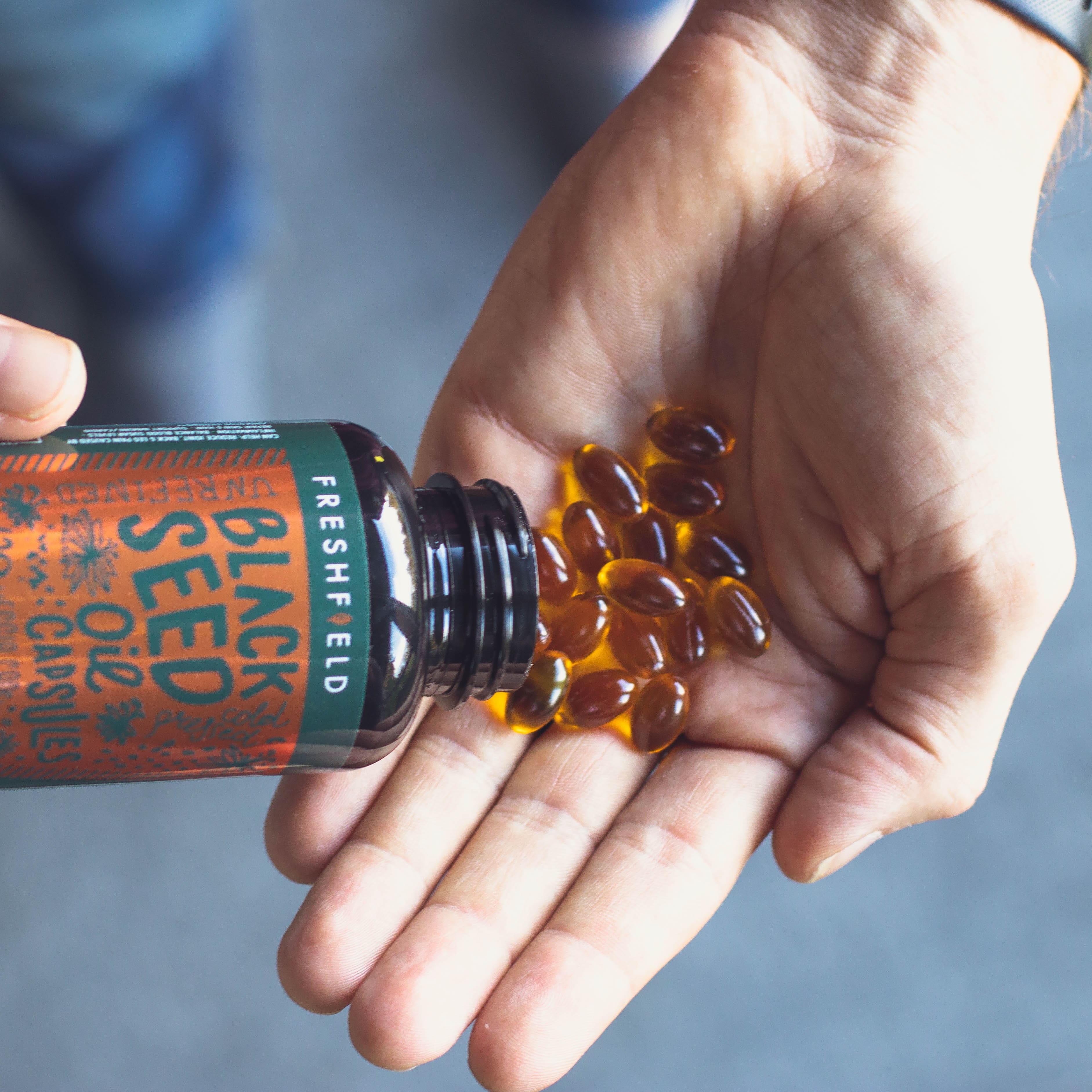 Black Seed Oil Capsules (CA), Freshfield, Vitamins & Supplements, Vitamins & Supplements