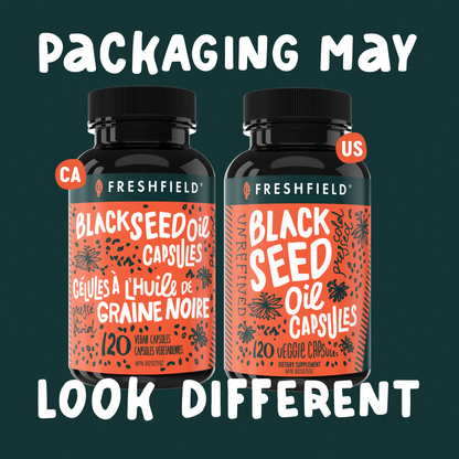 Capsules d'huile de graine noire (CA)