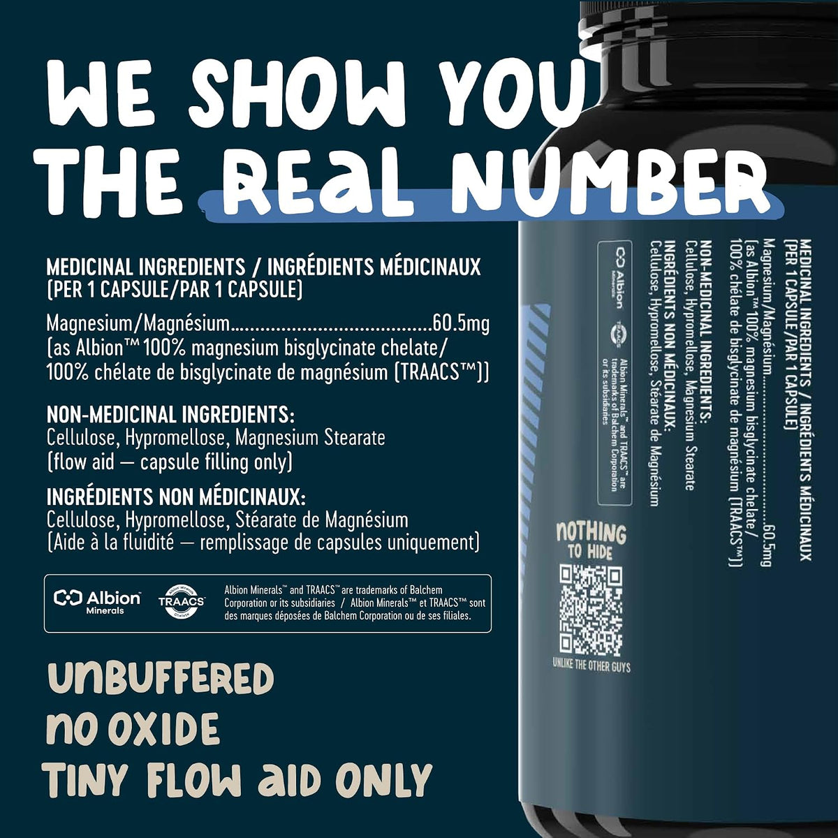 Magnesium Bisglycinate - Unbuffered, Albion TRAACS