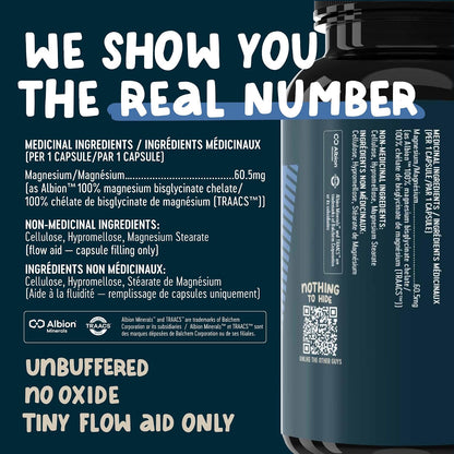 Magnesium Bisglycinate - Unbuffered, Albion TRAACS