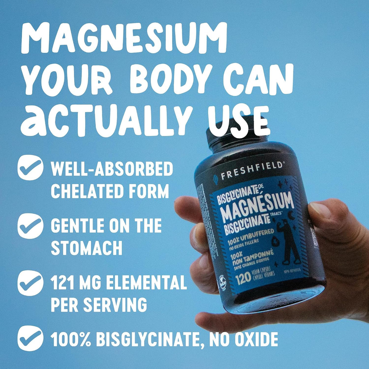 Magnesium Bisglycinate - Unbuffered, Albion TRAACS