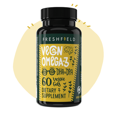 Vegan Omega 3 DHA + DPA (UK), Freshfield, Vitamins & Supplements, Vitamins & Supplements